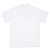L'ART PAPAYA ORANGE F1 LM WHITE T-SHIRT