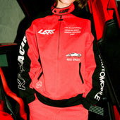 RED ENZO KARACING DRIVER JACKET - RED