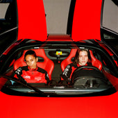 RED ENZO KARACING DRIVER JACKET - RED