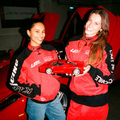 RED ENZO KARACING DRIVER JACKET - RED
