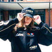 L'ART & PORSCHE GT1 KARACING JACKET - BLACK/YELLOW