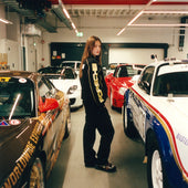 L'ART & PORSCHE GT1 KARACING JACKET - BLACK/YELLOW