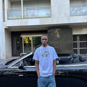 L'ART RANGE ROVER WHITE T-SHIRT