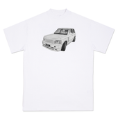 L'ART RANGE ROVER WHITE T-SHIRT