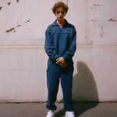 CLASSIC BROKEN NAVY BLUE GARAGE PANTS