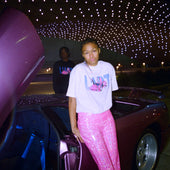L'ART FANCY CARS GRAPHIC T-SHIRT