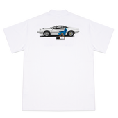 BLUE DESIGN GRAPHIC TEE