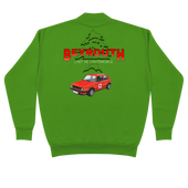 BOURJ HAMMOUD SAKO 2000 GREEN GRAPHIC CREWNECK