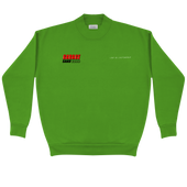 BOURJ HAMMOUD SAKO 2000 GREEN GRAPHIC CREWNECK