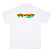 GT PIRATE WHITE ORANGE GRAPHIC TEE
