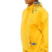 L'ART BLUE BACKFIRE HOODIE - YELLOW