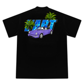 L'ART SUMMER BLACK GRAPHIC T-SHIRT