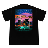 PORSCHE 968 TEE-SHIRT SUNSET RIDE - LOS ANGELES EDITION