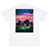 PORSCHE 968 TEE-SHIRT WHITE - LOS ANGELES EDITION