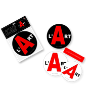 KAR DRIVING SCHOOL - STICKER PACK BLACK EDITION