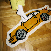 L'ART YELLOW CAR RUG