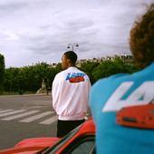 BLUE CREWNECK / RED NINE TREY