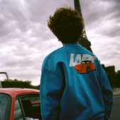 BLUE CREWNECK / RED NINE TREY