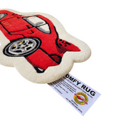 L'ART RED CAR RUG