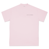 LIGHT PINK L'ART DE L'AUTOMOBILE LOGO T-SHIRT
